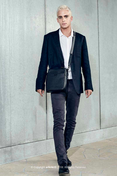 article: #165 Bag Mini Messenger Men - Noir