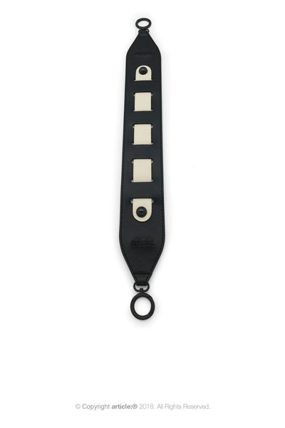 article: #281 Shoulder Strap - Noir + Oyster