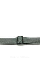 article: #320 Crossbody Strap - Gris + Noir Stripe